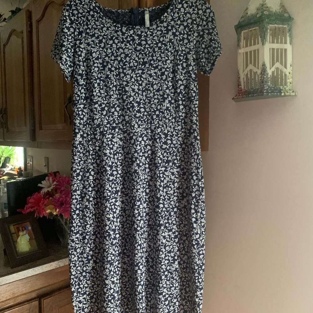 Hanna Andersson short sleeve, scoop neck cotton dress